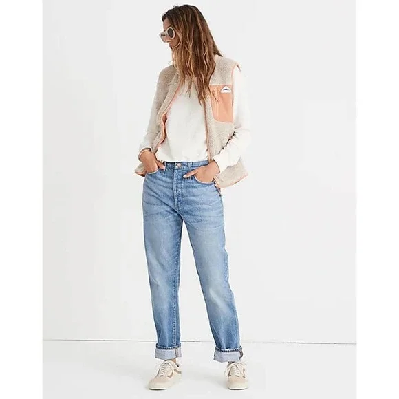 MADEWELL x PENFIELD NWT Lucan Fleece Zip Vest Size XS Vests